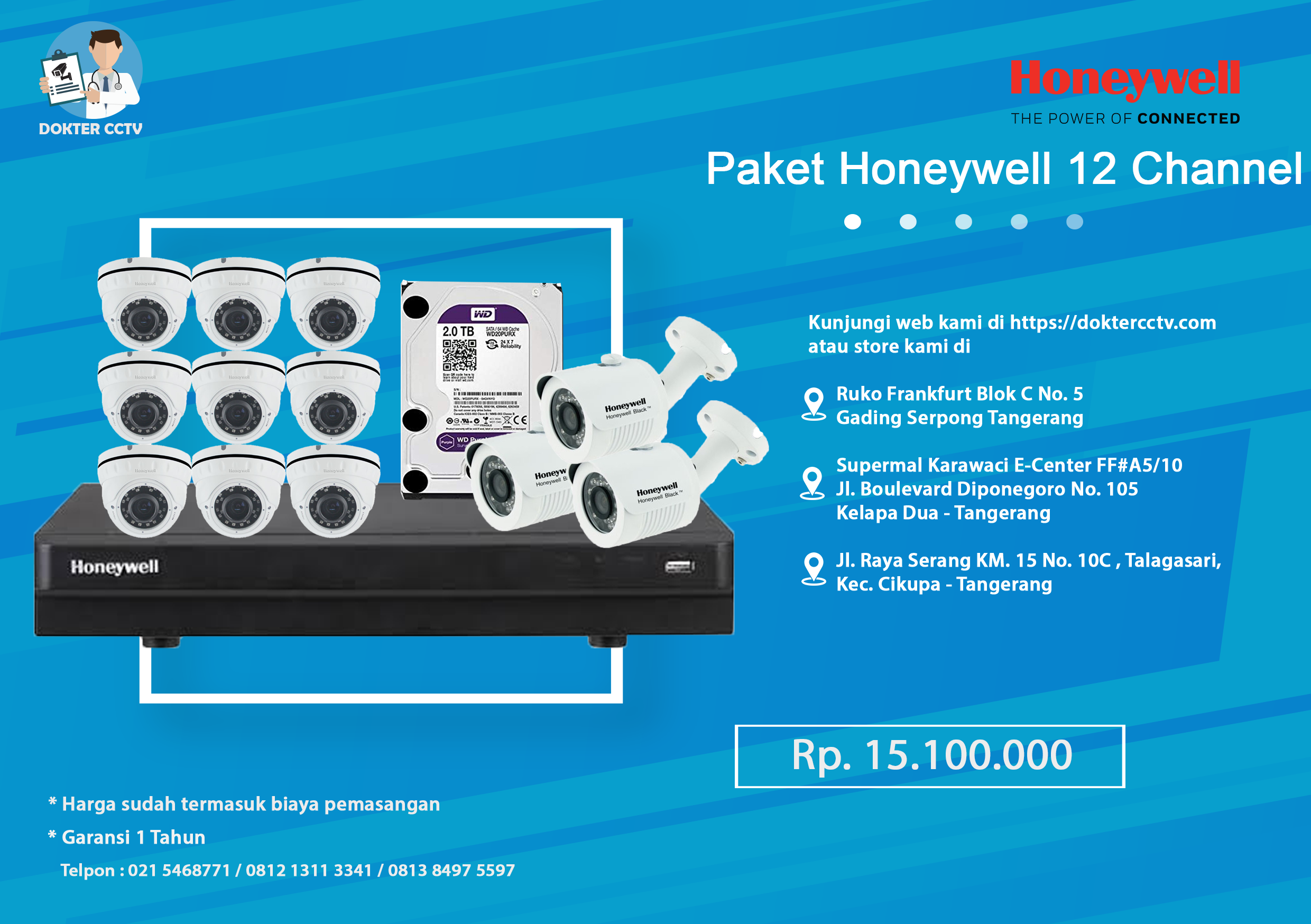 Paket Cctv 12 Channel Dengan Harga Terjangkau