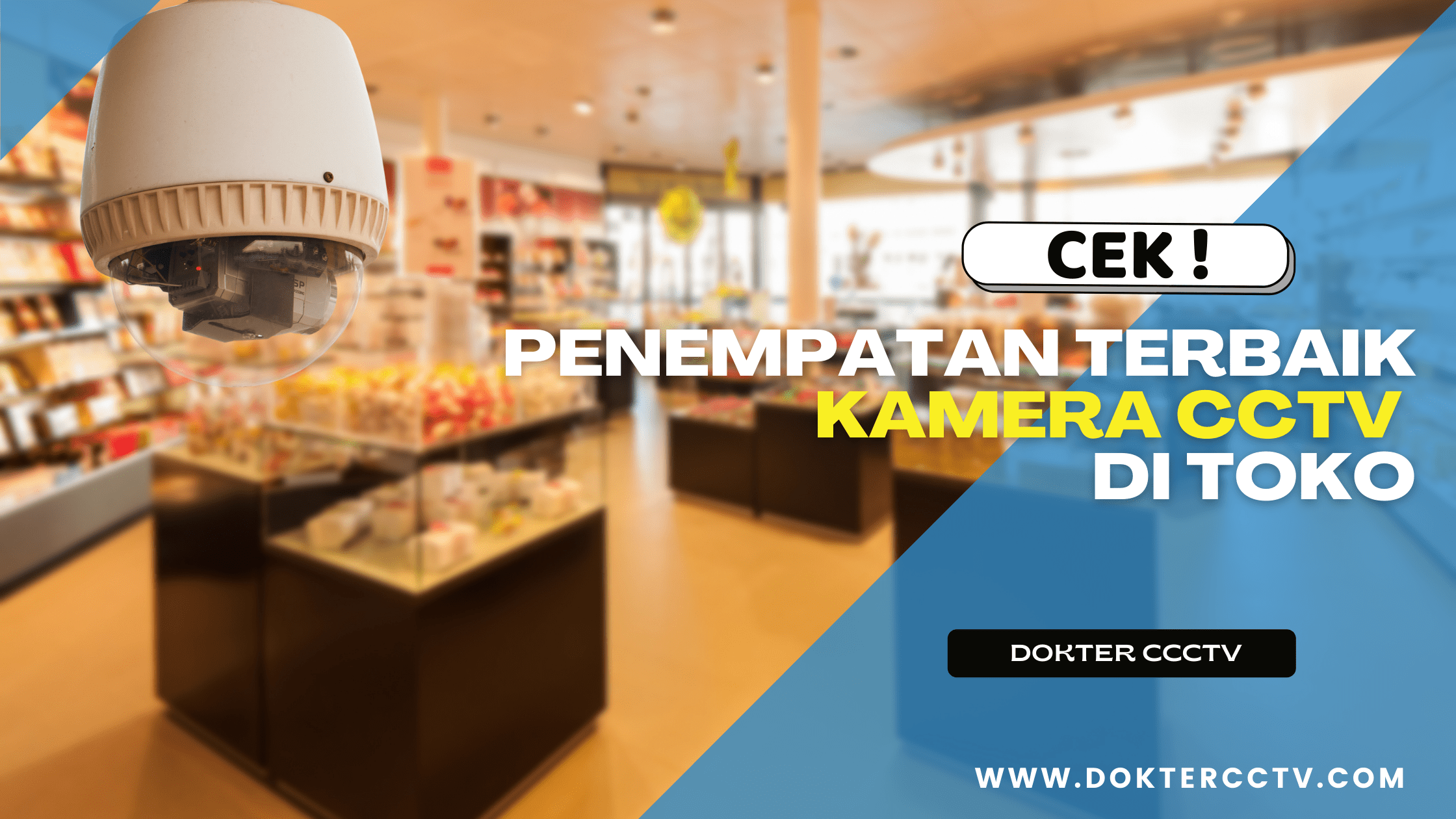 PENEMPATAN TERBAIK KAMERA CCTV DI TOKO
