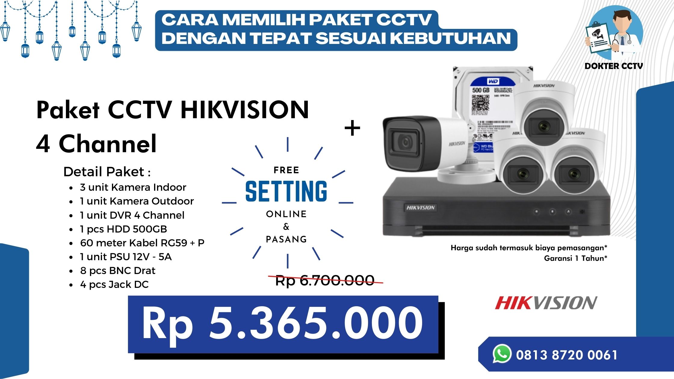 Cara Memilih Paket Cctv Dengan Tepat Sesuai Kebutuhan